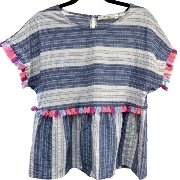 Andree by Unit Stripe Tassel Top - Picture 5 of 9